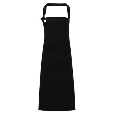 Premier Unisex Erwachsene Calibre Lätzchenschürze (Schwarz) Image