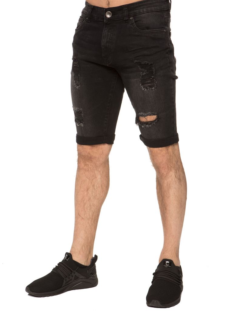 Herren Ripped Skinny Shorts Image