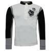Asics Onitsuka Tiger Herren weiß/schwarzes Poloshirt