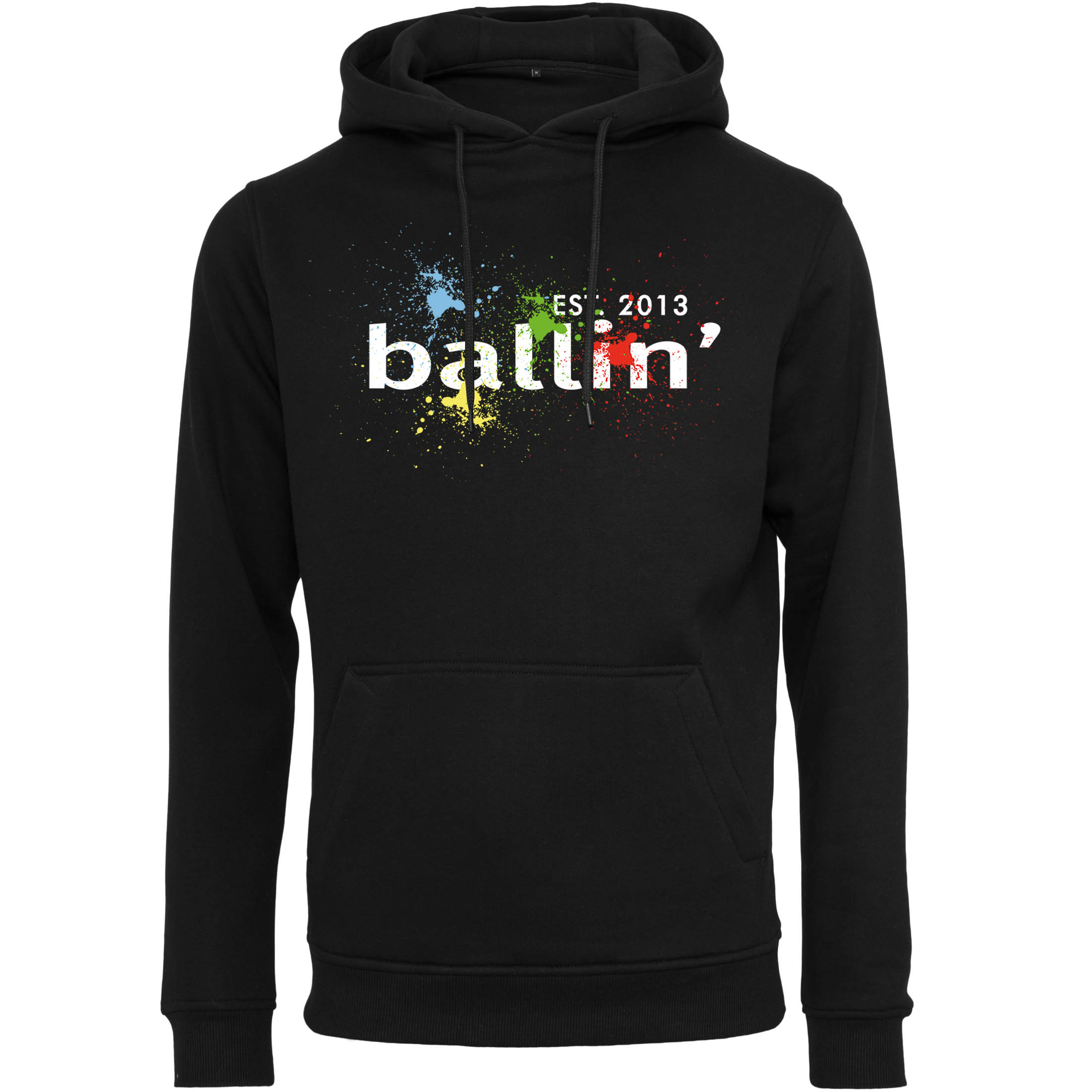 Paint Splatter Hoodie von Ballin Est. 2013 in der farbe Schwarz und in größe L. Image