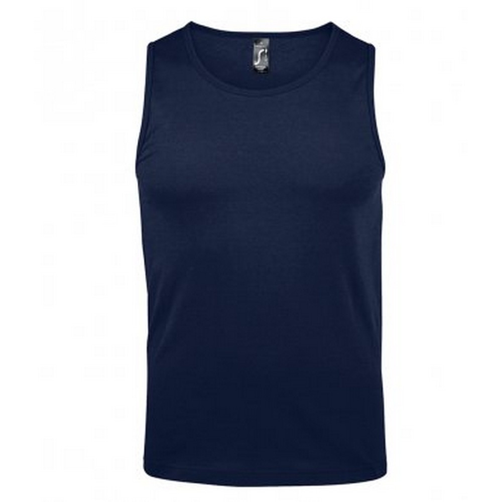 SOLS Herren Justin ärmelloses Tank / Vest Top (French Navy) Image