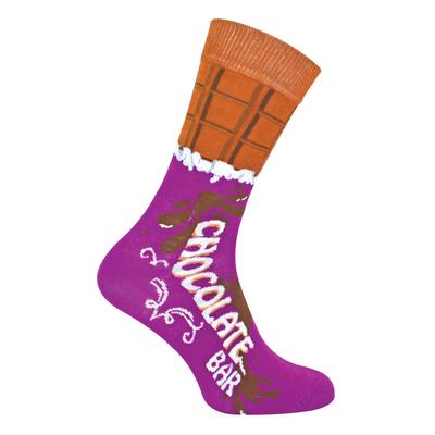 Urban Eccentric - Cotton Rich Novelty Unisex Chocolate Bar Socken in einer Box | Herren & Damen Socken - Chocolate Bar Image