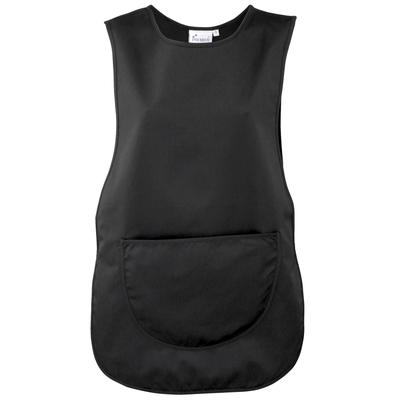 Premier Ladies/Womens Pocket Tabard (2er-Pack) (Schwarz)