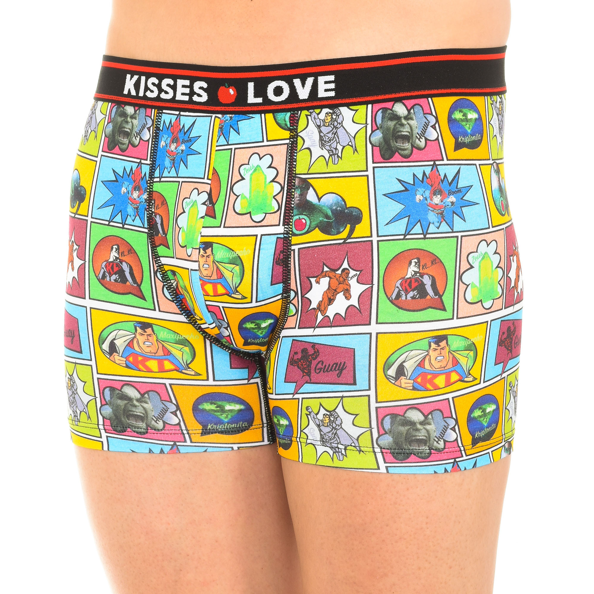 Atmungsaktive Herren-Boxershorts Comic Modell KL10007 Image