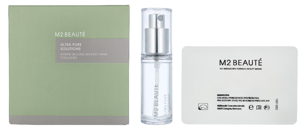 M2 Beaute Hybrid Second Skin Eye Mask Collagen Set. Image