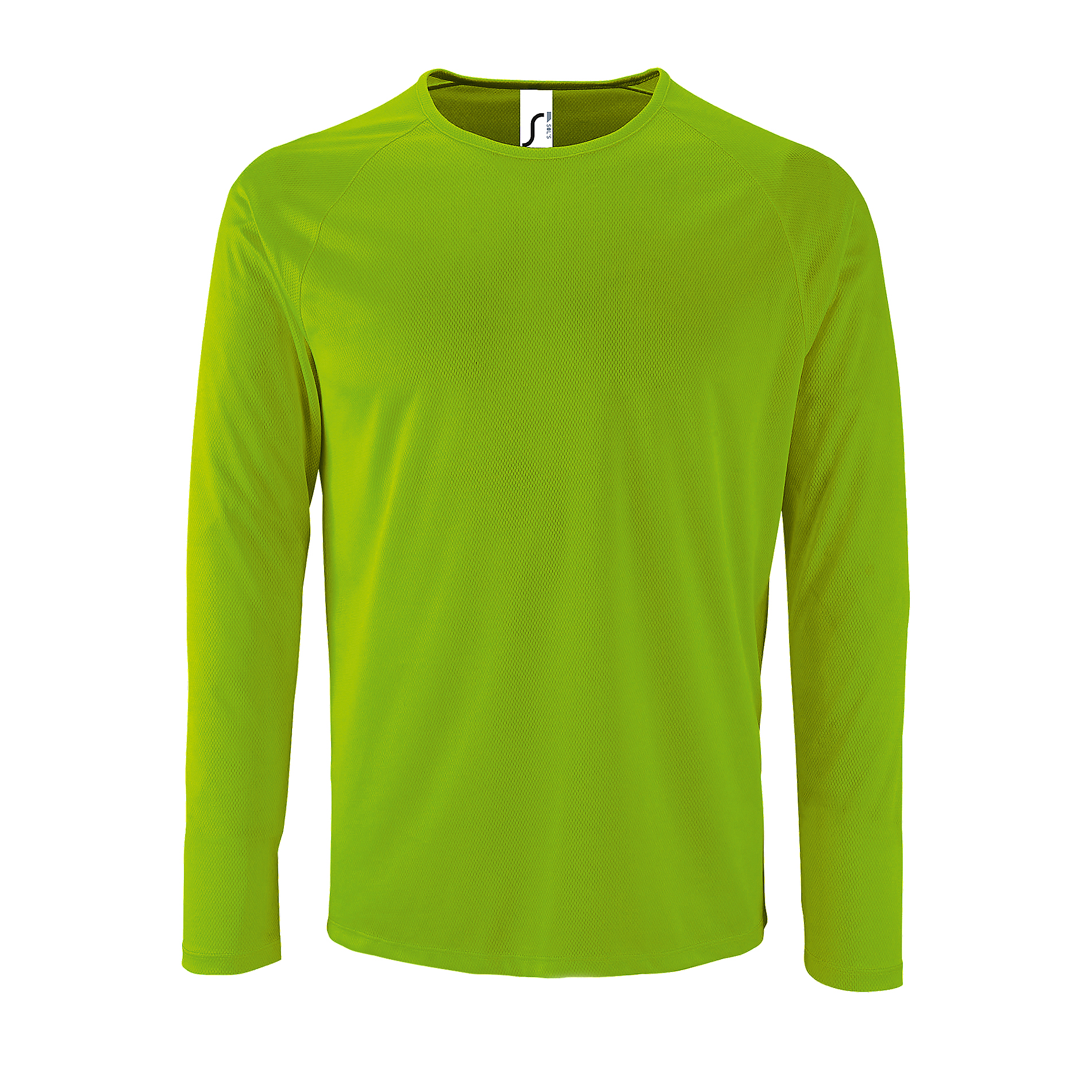 SOLS Mens Sporty Long Sleeve Performance T-Shirt (Neongrün) Image