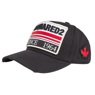 DSQUARED2 Seit 1964 Gesticktes Logo Schwarzes Cap Image