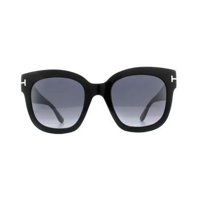 Tom Ford Sonnenbrille 0613 Beatrix 01C Glänzend schwarz rauchgrau spiegeln