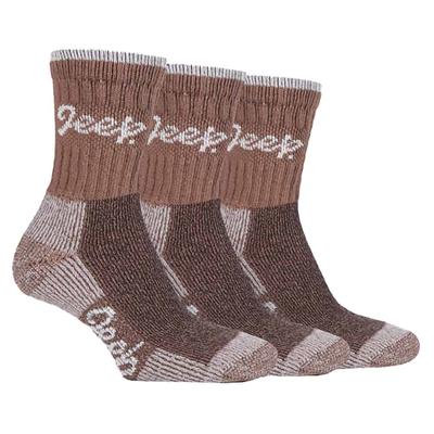 JEEP TERRAIN - 3 Paar Baumwoll-Wandersocken für Damen Image