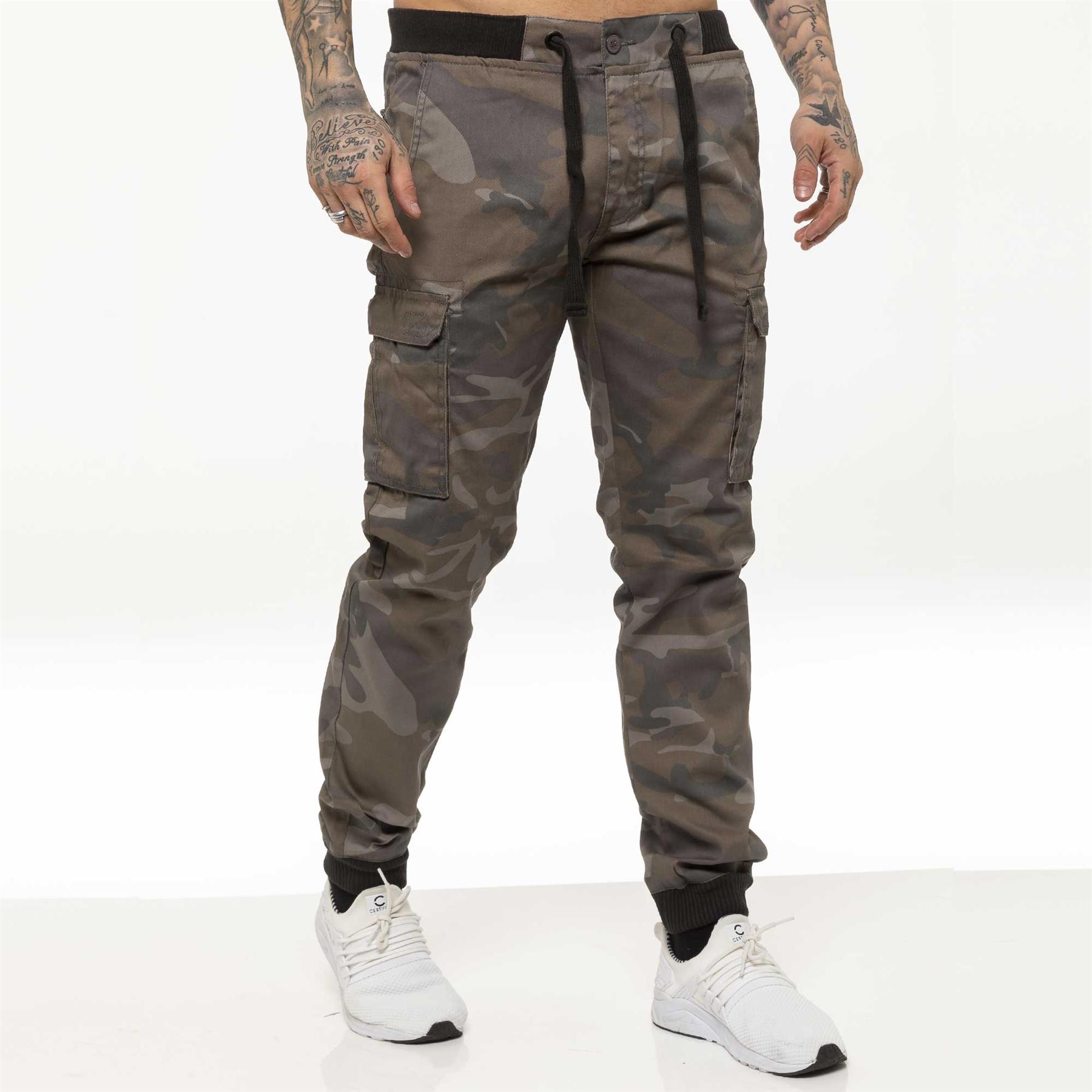 Militärische Kampf-Jogger-Hose für Herren - Enzo Designer Menswear Image