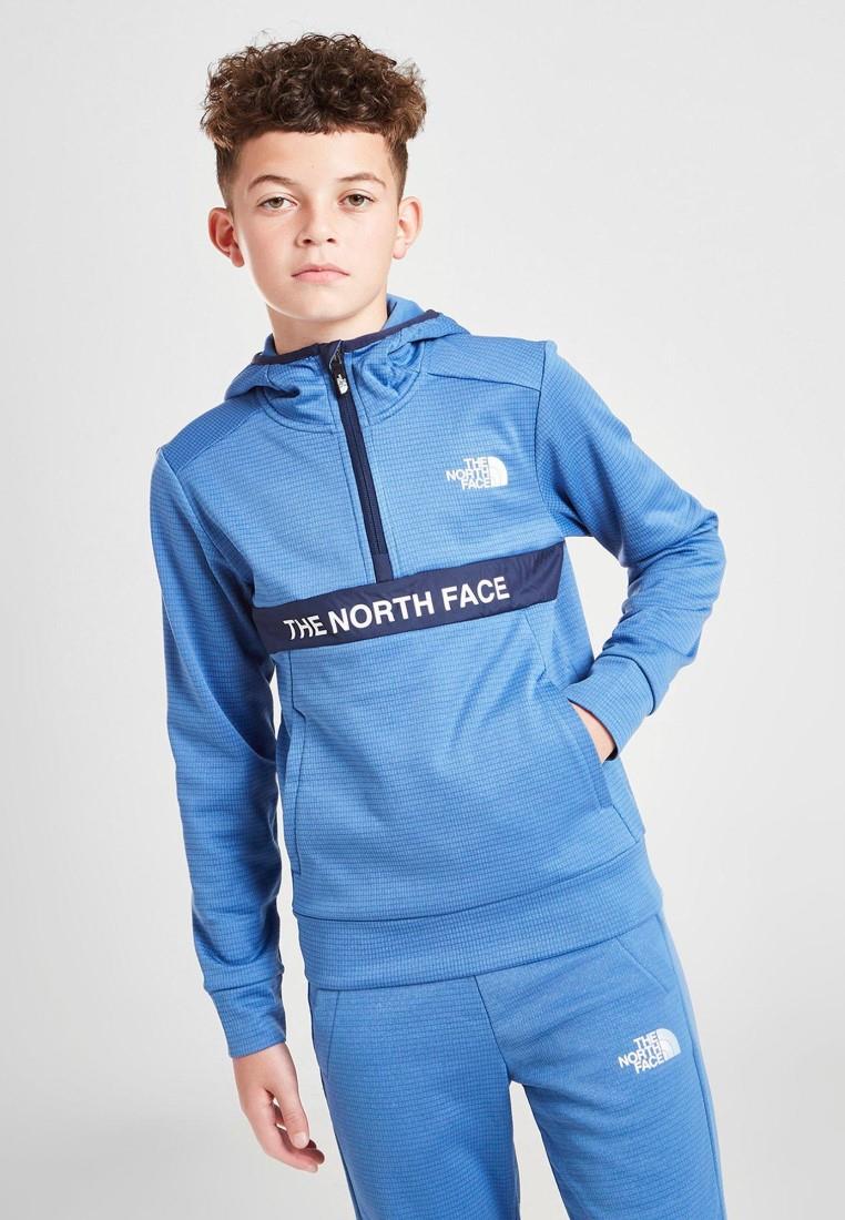 The North Face 1/4 Zip Amphere Hoodie Junior in FDR-Blau