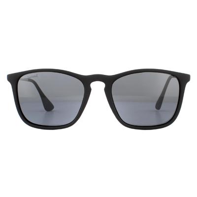 Montana Sonnenbrille MP34 Black Rubbertouch Black Smoke Polarized