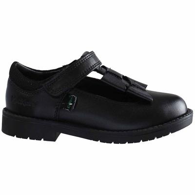 Kicker Lachly Bow Kinder schwarze Schuhe