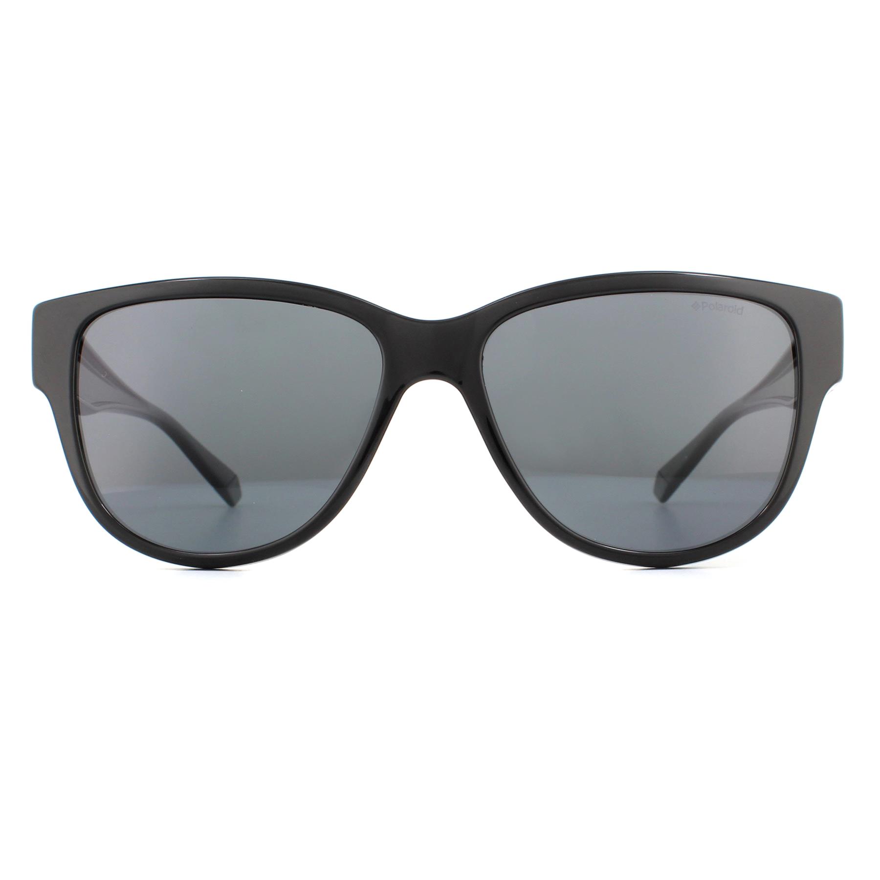 Polaroid Suncovers Square Unisex Schwarz Grau Polarisierte Sonnenbrille Image