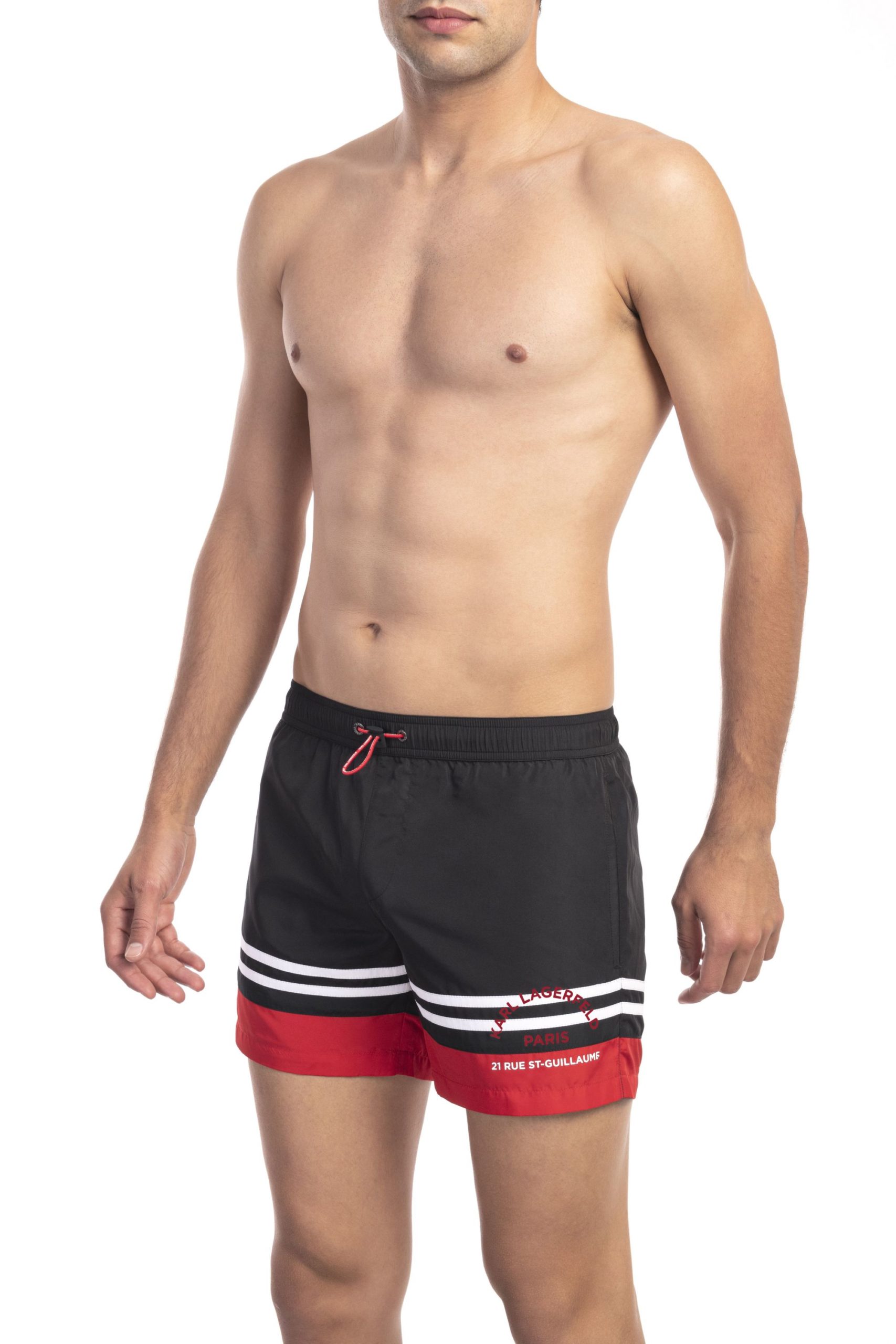 Karl Lagerfeld Badeshorts Golf Herren Schwarz Image