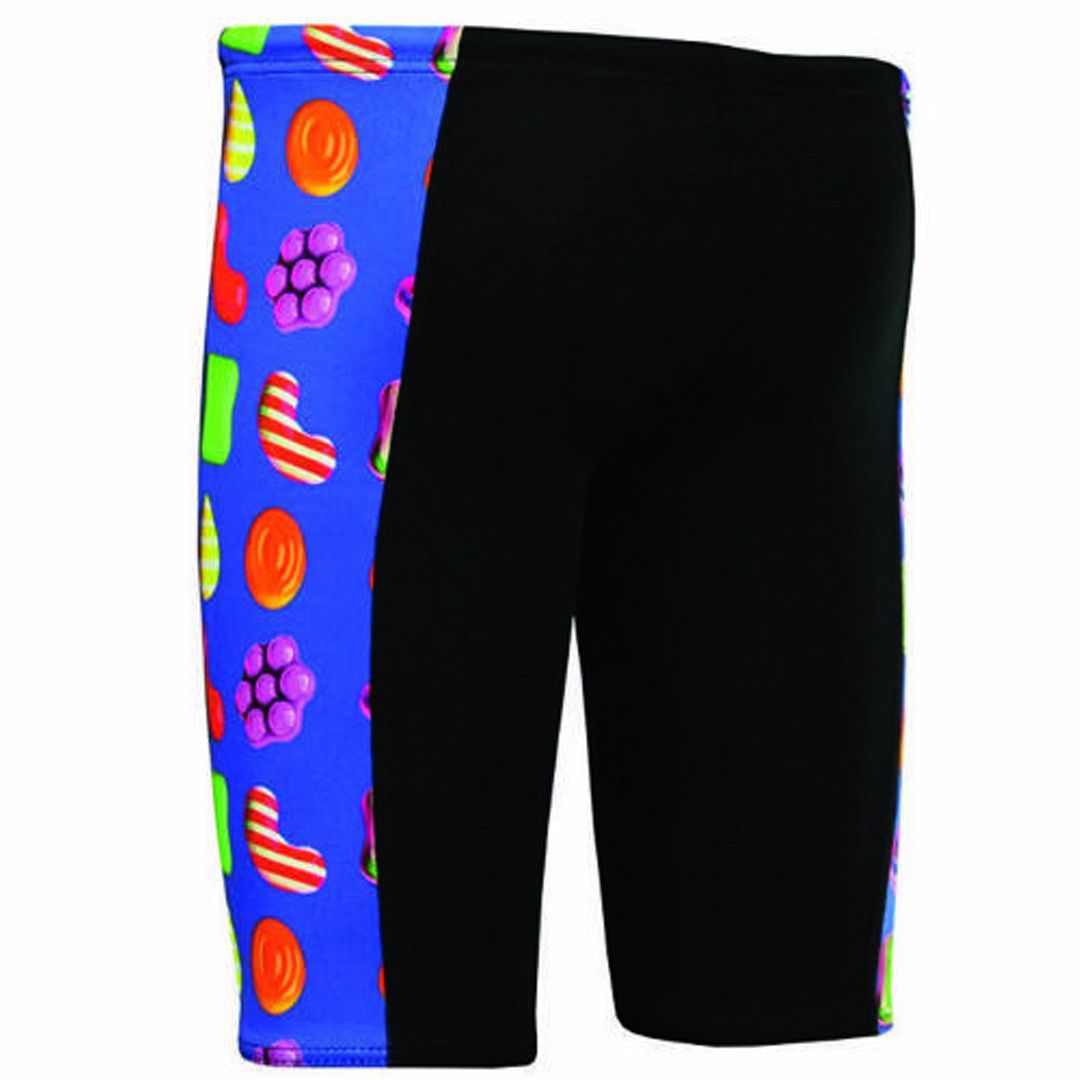 Maru Candy Pacer Panel Jammer Kinder Schwarze Schwimmshorts Image