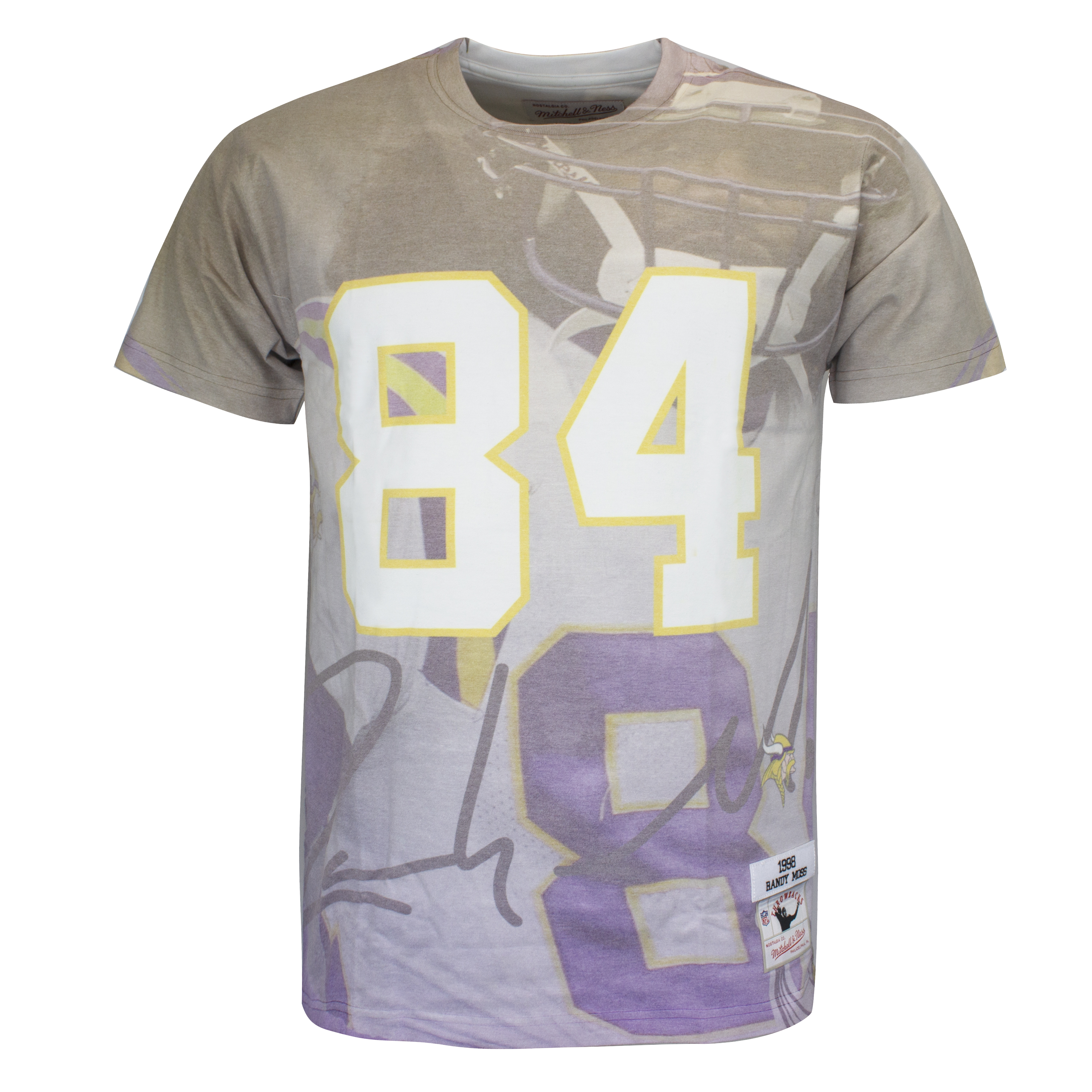 Mitchell & Ness City Pride Randy Moss Minnesota Vikings T-Shirt Image