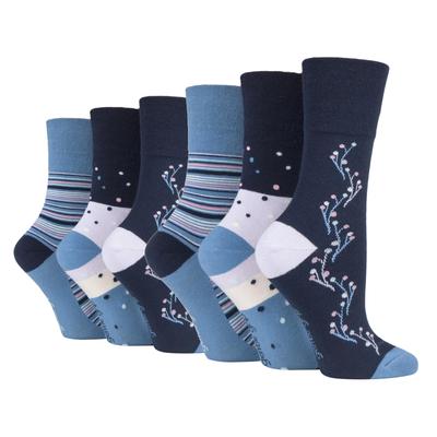 Gentle Grip - 6 Paar Damen Gentle Grip nicht elastische Socken - SOLRH215 Image