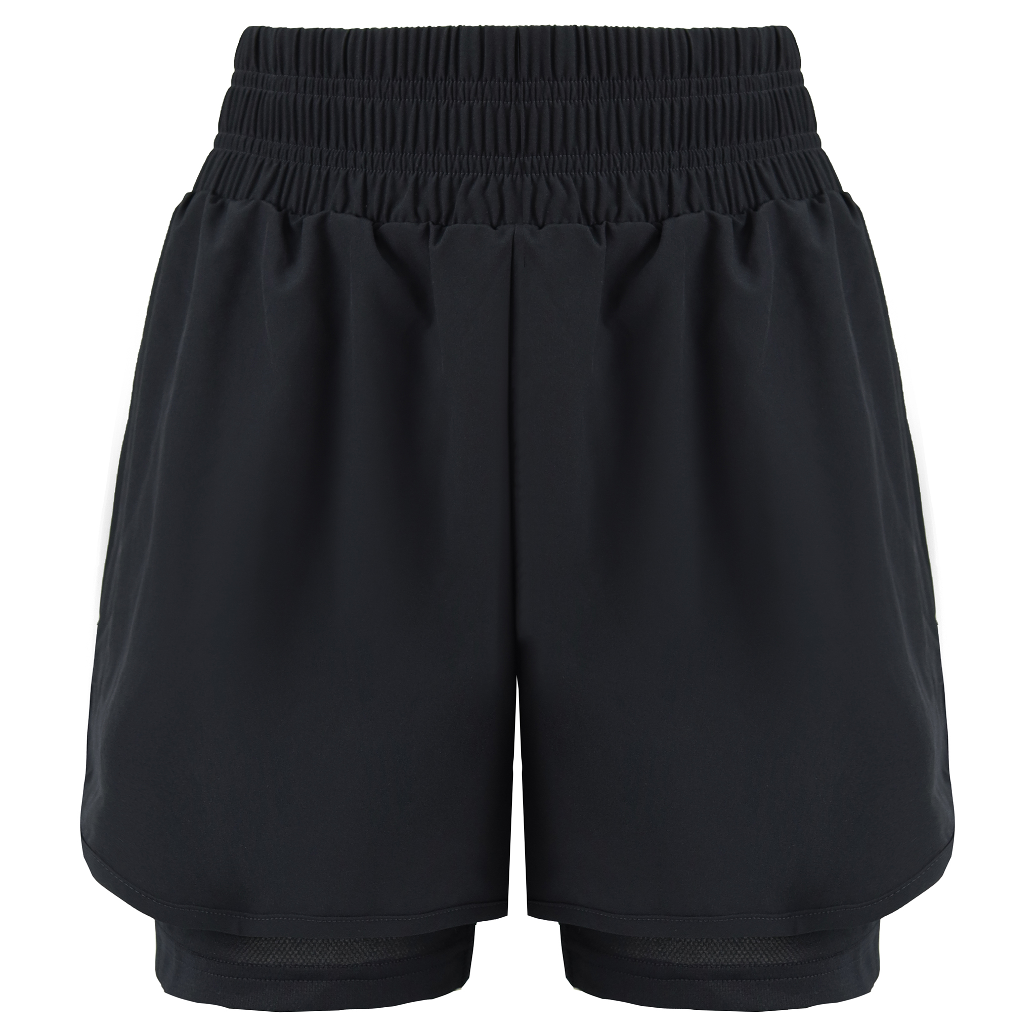 Gymshark erhöhen die schwarzen Shorts der Frauen Image