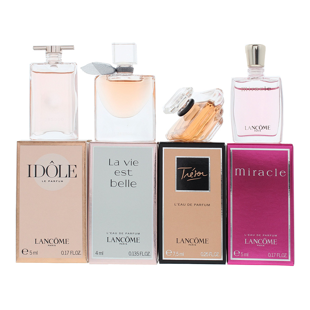 Lancome Mini-Geschenk-Set: Idole Eau De Parfum 5ml - La Vie Est Belle Eau De Parfum 4ml - Tresor Eau De Parfum 7.5ml - Miracle Eau De Parfum 5ml Image