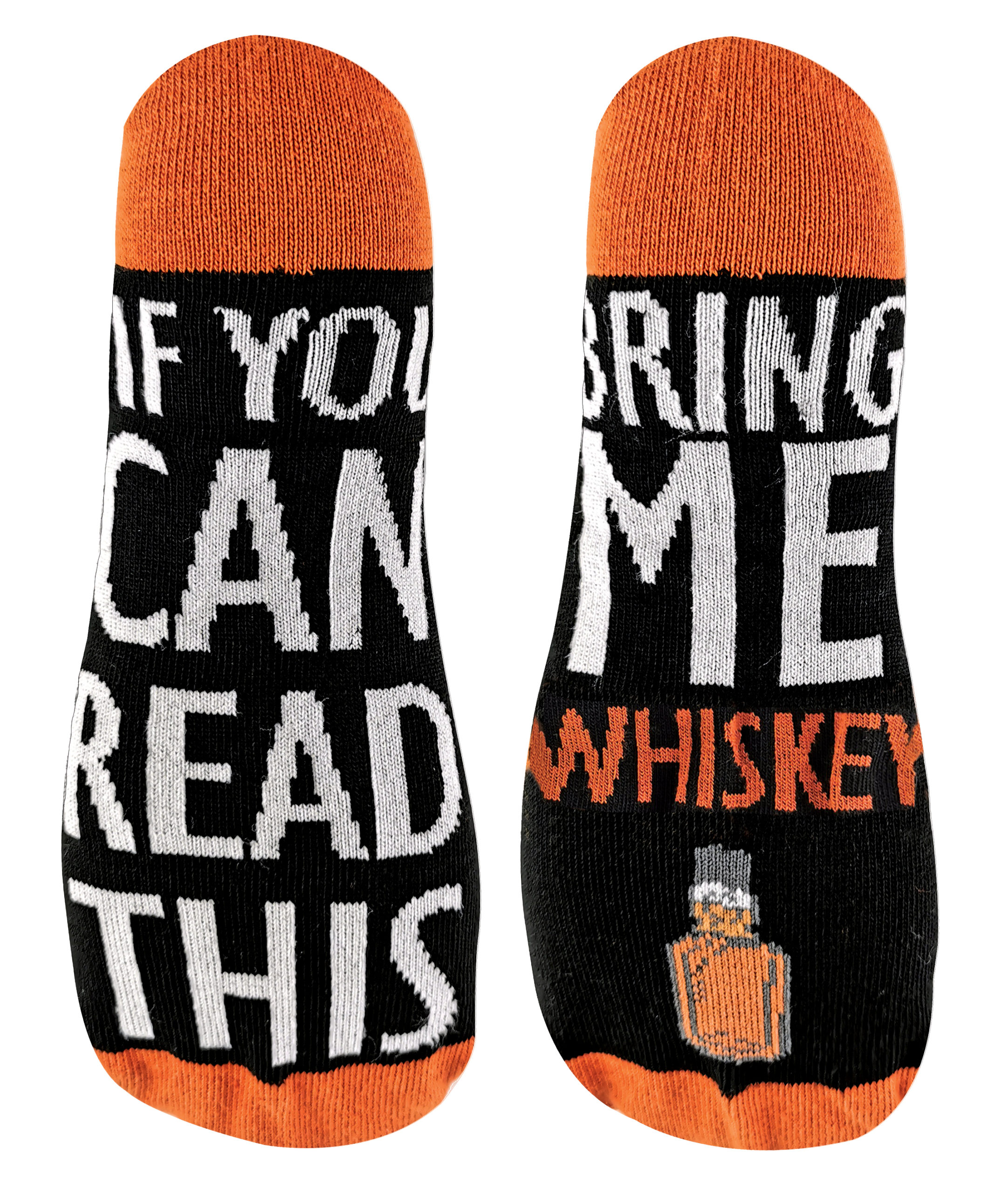 Wenn du diese Socken lesen kannst, bring mir Whiskey-Socken Image