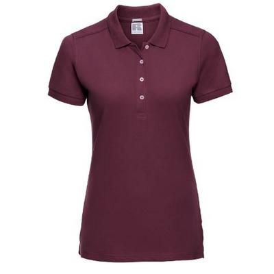 Russell - Polo-Shirt mit kurzen Ärmeln - Damen (Bordeaux) Image