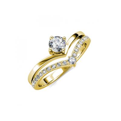 Zinnia Ring - Gold und Kristall Image