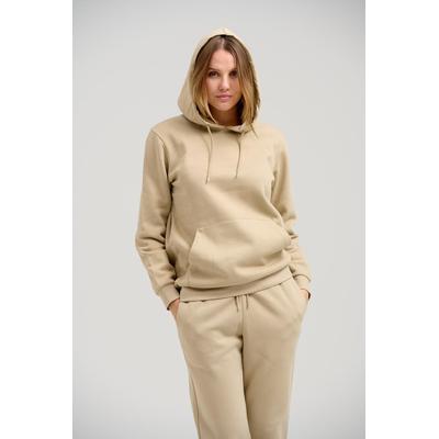 Basic Hoodie Sweat - Dunkelbeige