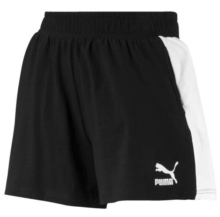 Puma Classics T7 Black Shorts - Frauen Image