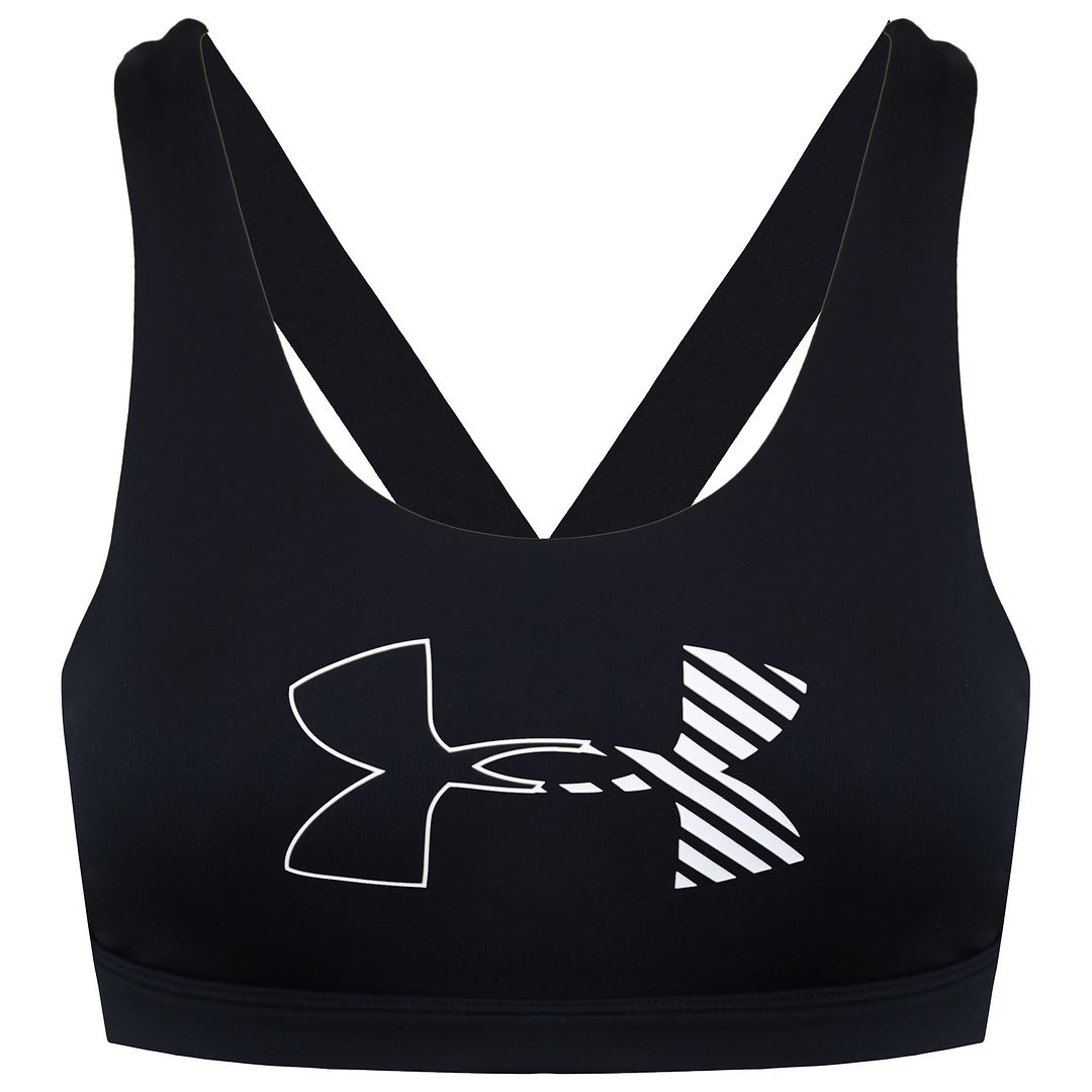 Under Armour Heatgear Womens Black Sports BH Image