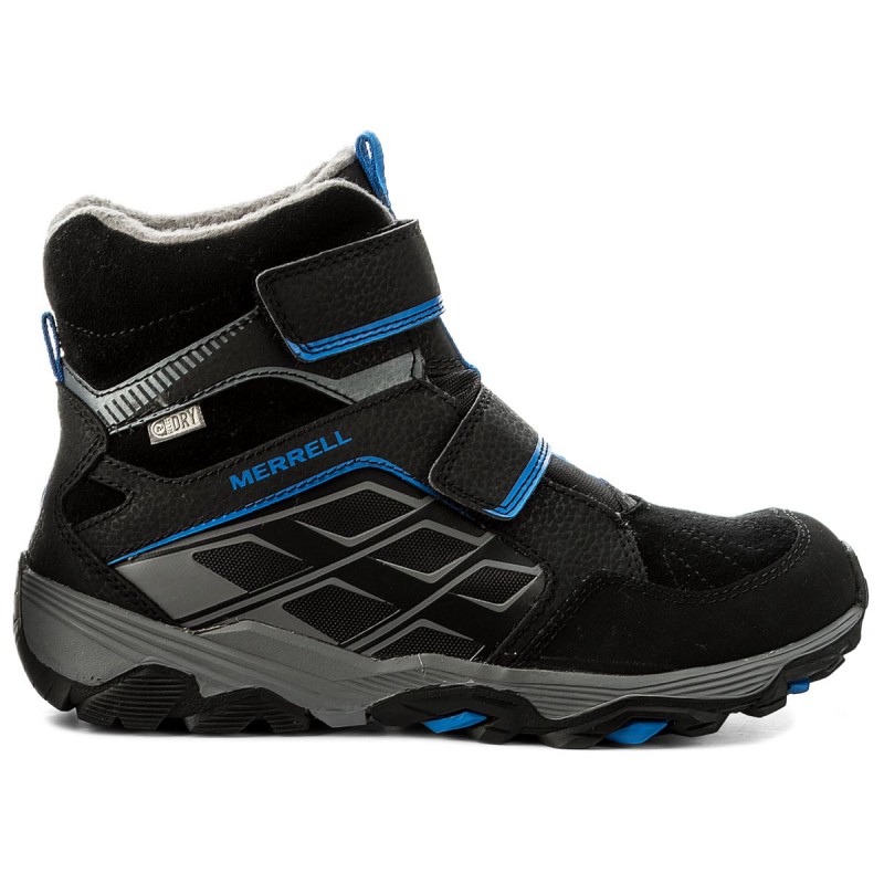 Merrell ML-B Polar Waterd of Kinder schwarze Stiefel schwarze Stiefel