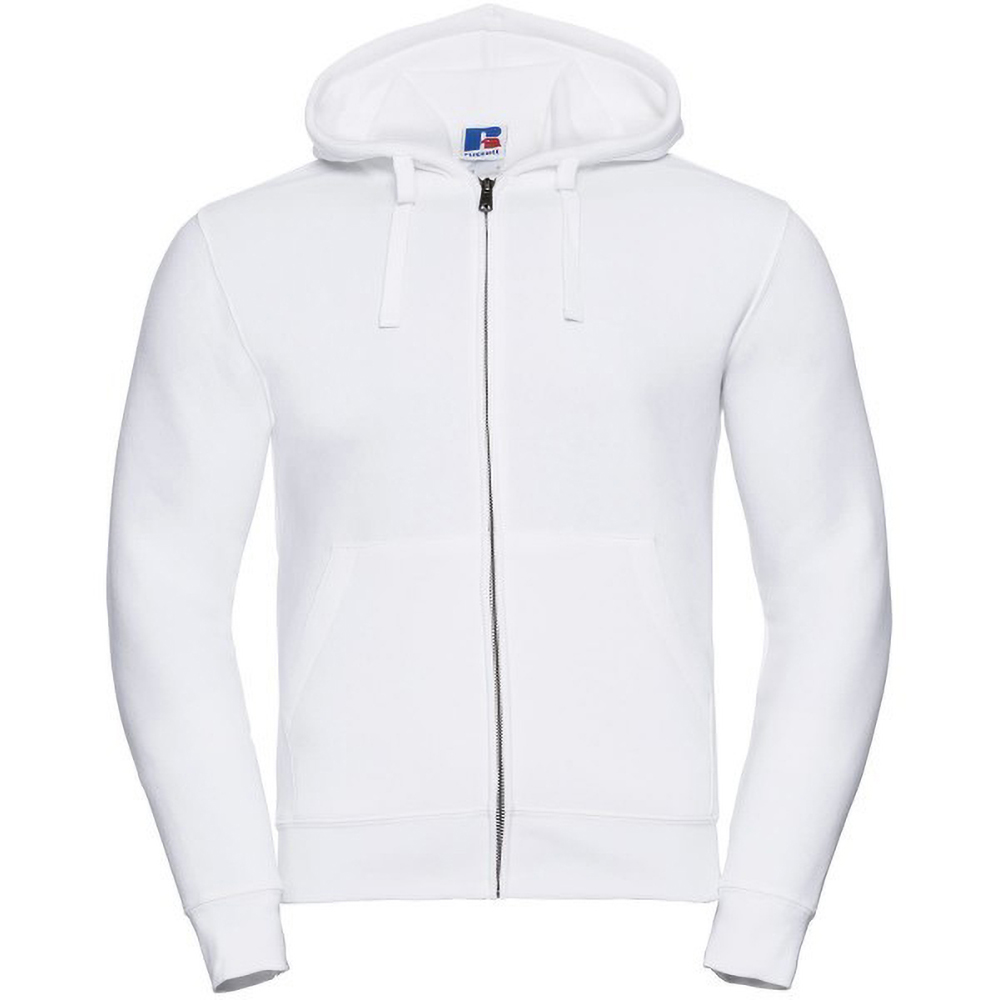 Russell Herren Authentic Full Zip Hooded Sweatshirt / Hoodie (Weiß) Image