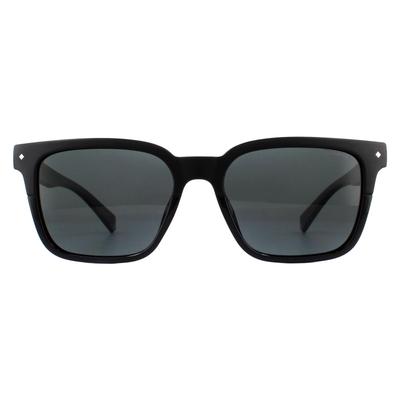 Polaroid Square Unisex Schwarz Grau Polarisierte Sonnenbrille