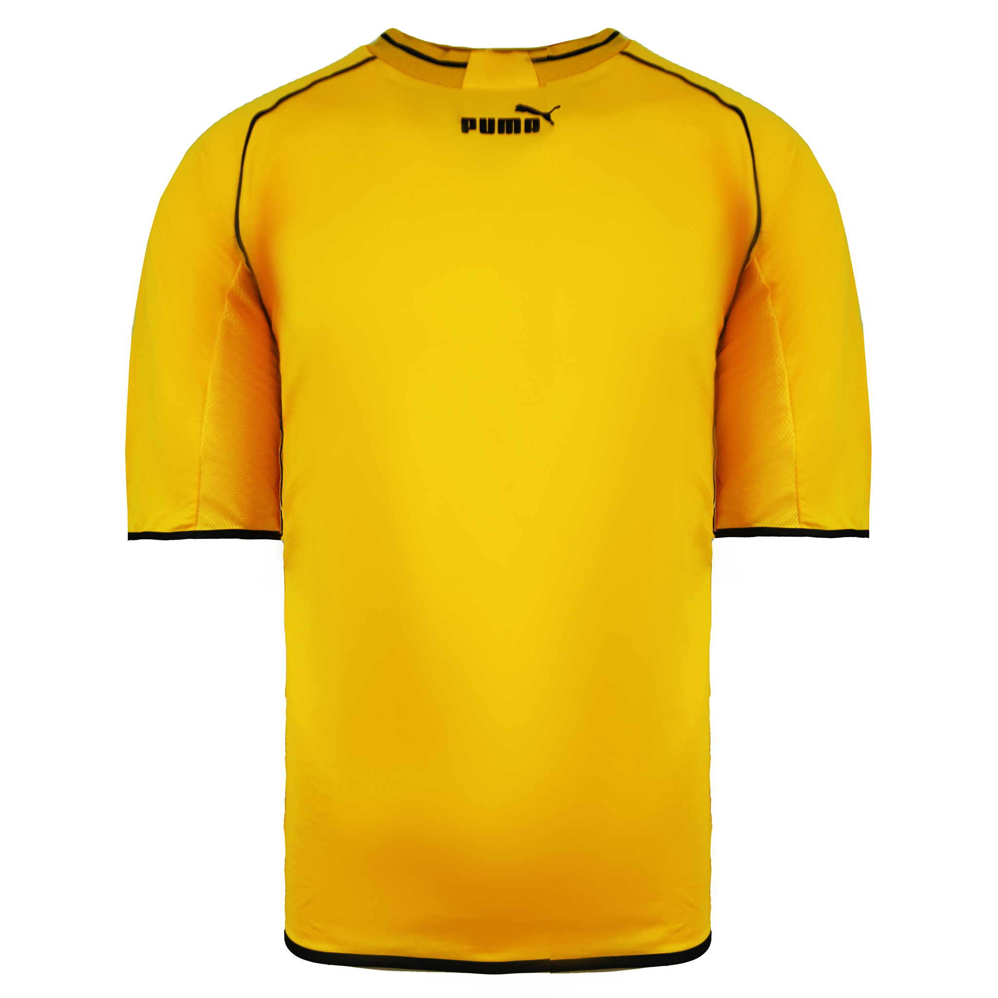 Puma King Kurzärmel Top Crew Hals Yellow Herren Fußball T-Shirt 715070 15 Image