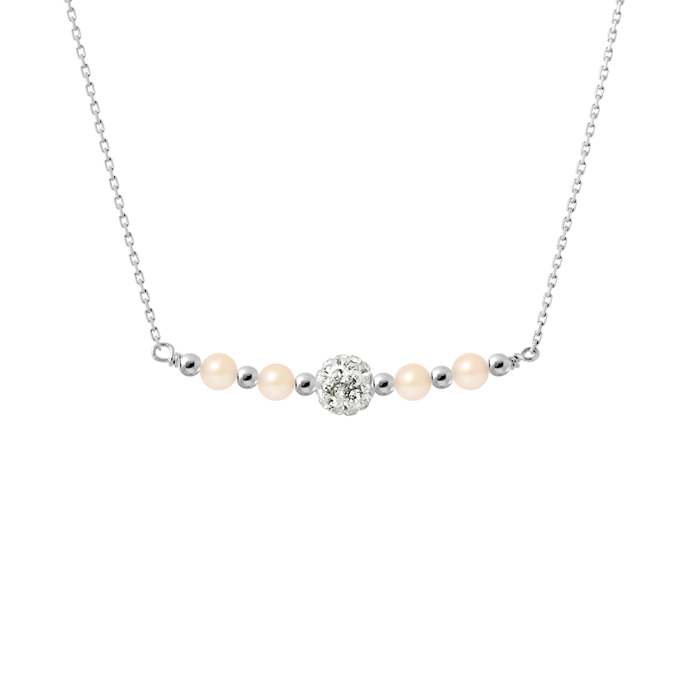 DIADEMA - Halskette - Reines Weiß - Kollektion Crystal Pearl Image