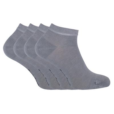 Sock Snob - Hommes 4 Paires Chaussettes En Bambou Doux Respirant - Gris