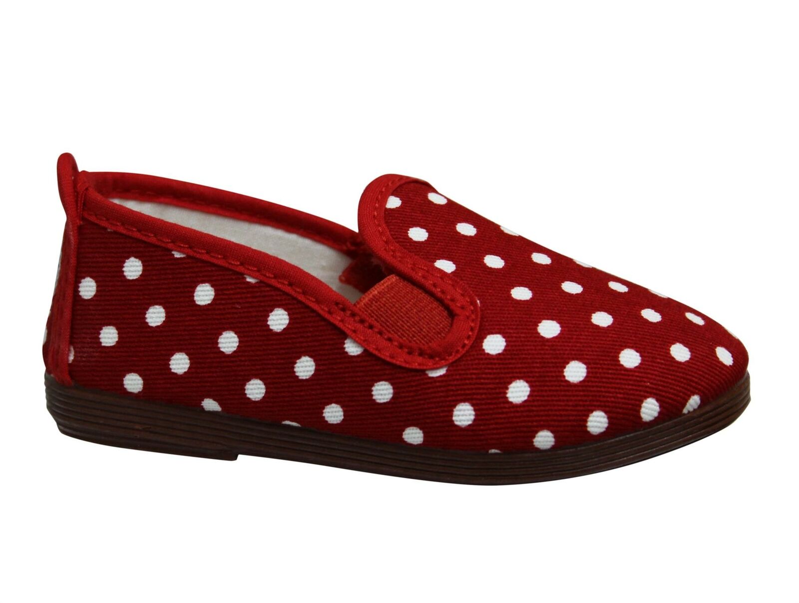 Faulende Gallur Kinder Rot/Weiß Plimsolls Image