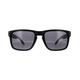 Oakley Rectangle Mens Matte Black Prizm Grey Sunglasses - One Size | Oakley Sale | Discount Designer Brands