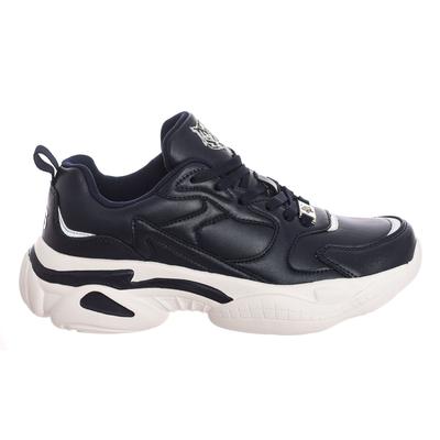 Plein Sport Mens Sports Shoes SIPS1517 - Black Leather - Size EU 44 | Plein Sport Sale | Discount Designer Brands