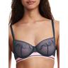 Passionata Womens Paola Half Cup Bra - Blue Nylon - Size 34D | Passionata Sale | Discount Designer Brands