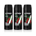 Lynx Mens Body Spray Africa 48-H High Definition Fragrance Deo For Men, 3x150ml - NA - Size 150 ml | Lynx Sale | Discount Designer Brands