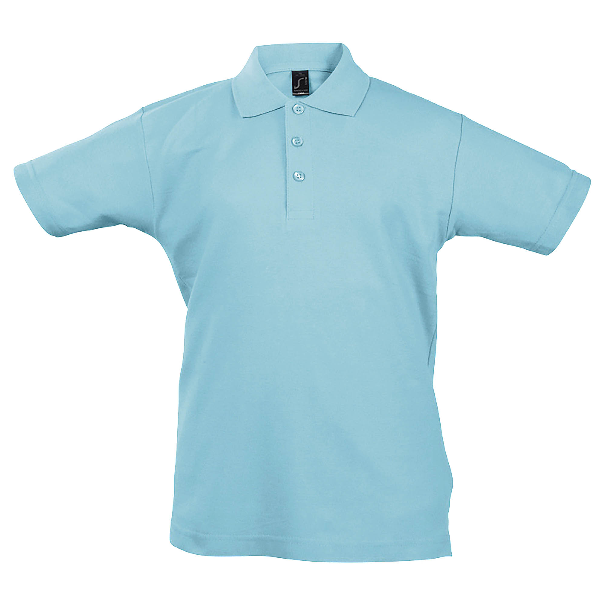 SOLS Childrens Unisex Kids Summer II Pique Polo Shirt (sky Blue) Cotton - Size 4Y | SOLS Sale | Discount Designer Brands
