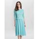 Gina Bacconi Womens Rona Midi Dress With Lace Bodice & Chiffon Skirt - Blue - Size 14 UK | Gina Bacconi Sale | Discount Designer Brands