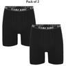 Kam Menswear Kam Big & Tall 2 Pack Jersey Boxers - Mens - Black - Size 3XL | Kam Menswear Sale | Discount Designer Brands