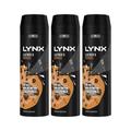 Lynx Mens XL 48-H High Definition Fragrance Leather & Cookies Body Spray 3 Pk, 200ml - NA - One Size | Lynx Sale | Discount Designer Brands