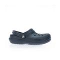 Crocs Boys Junior Classic Lined Clog in Navy - Size UK 11 Kids | Crocs Sale | Discount Designer Brands