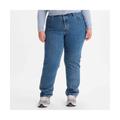 Levi's Womens Levis Plus 501 Original Fit Jeans in Denim - Blue Cotton - Size 18 Regular | Levi's Sale | Discount Designer Brands