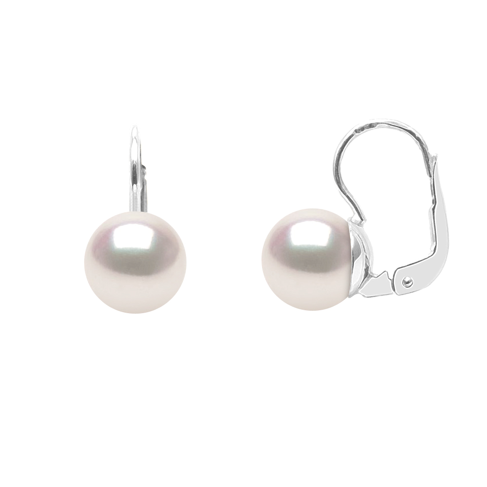 Diadema Womens - Earrings True Japanese Akoya Cultured Pearl - Quality AA+ - White - One Size | Diadema Sale | Discount Designer Brands