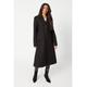 Wallis Womens Petite Single Breasted Tailored Coat - Black - Size 10 UK | Wallis Sale | Discount Designer Brands
