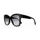 Gucci Square Womens Black Grey Gradient Sunglasses - One Size | Gucci Sale | Discount Designer Brands